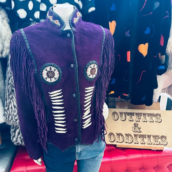 Tip Top Leather Jackets & Coats Tip Top Leather Vintage Purple